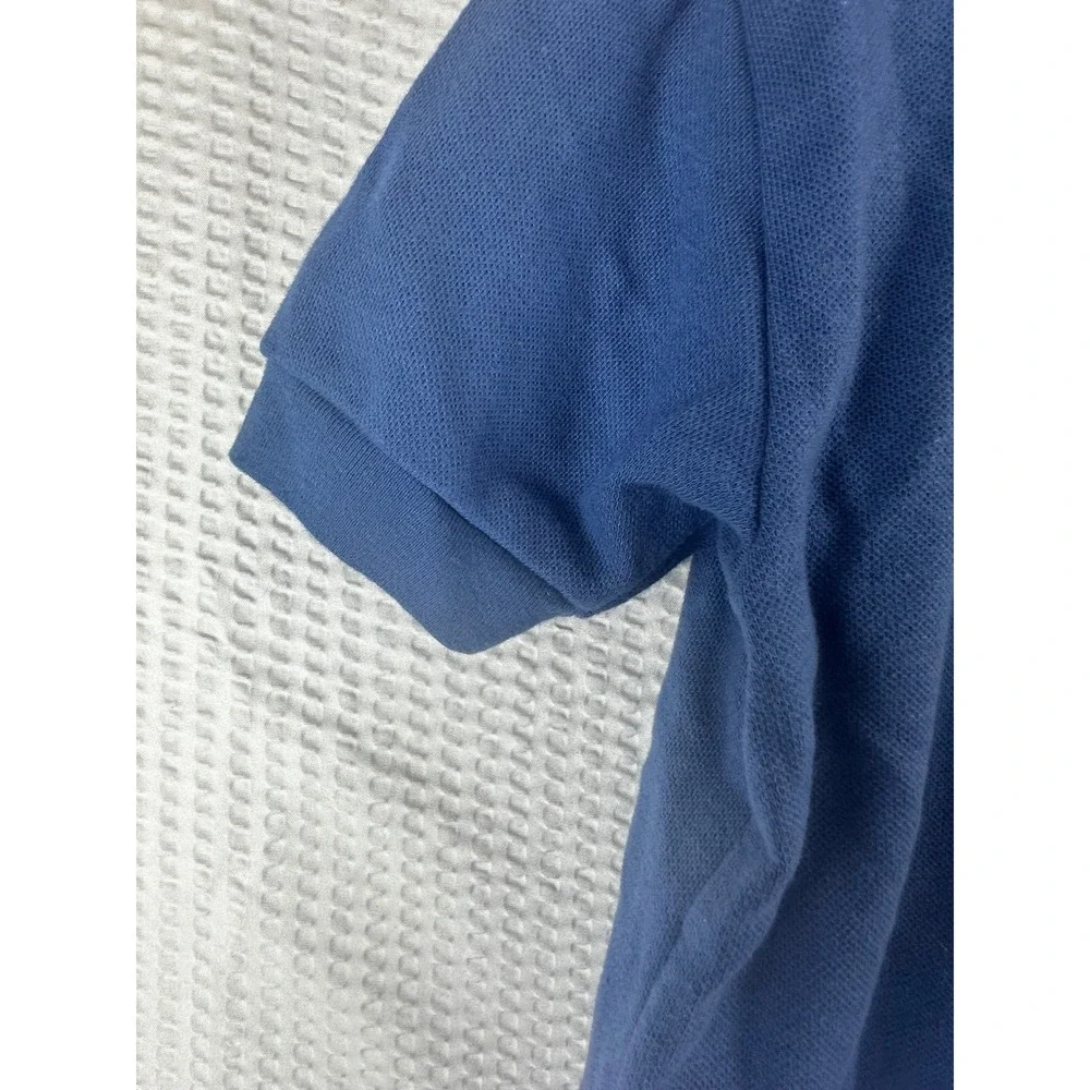 OshKosh B'Gosh Blue Polo Shirt Short Sleeve Embroidered Logo Top size 7‎